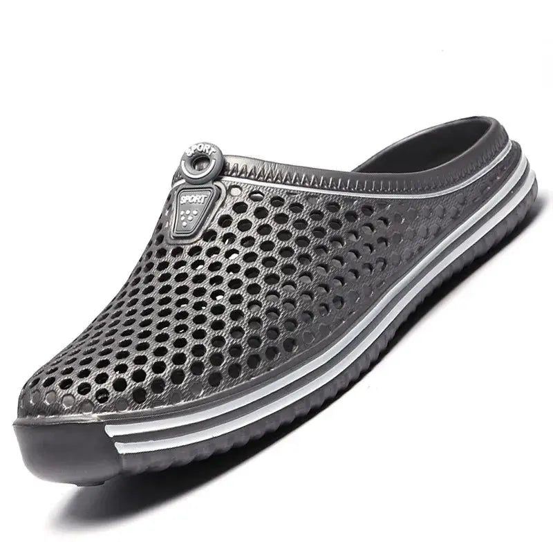 Comfortable Men Pool Sandals Summer Outdoor Beach Shoes Men Slip on Garden Clogs Casual Water Shower Slippers Unisex Zapatos - Novo Fusion