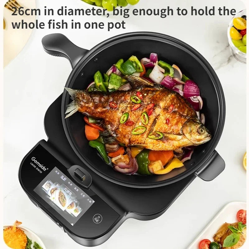 DW30 Automatic Intelligent Cooking Robot Home Kitchen Robot Machine Kitchen Appliances רובוט חכם Robot De Cocina Inteligente - Novo Fusion