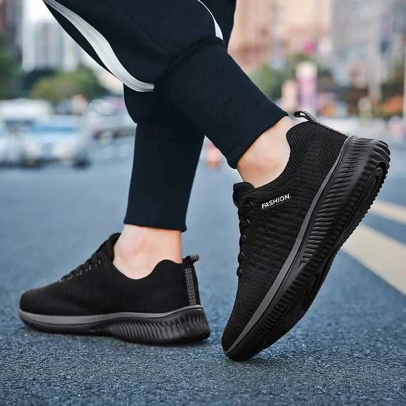 Mens Casual Sneakers Shoes Lace-up Men Shoes Lightweight Comfortable Breathable Big Size 46 Walking Sneakers for Men - Novo Fusion