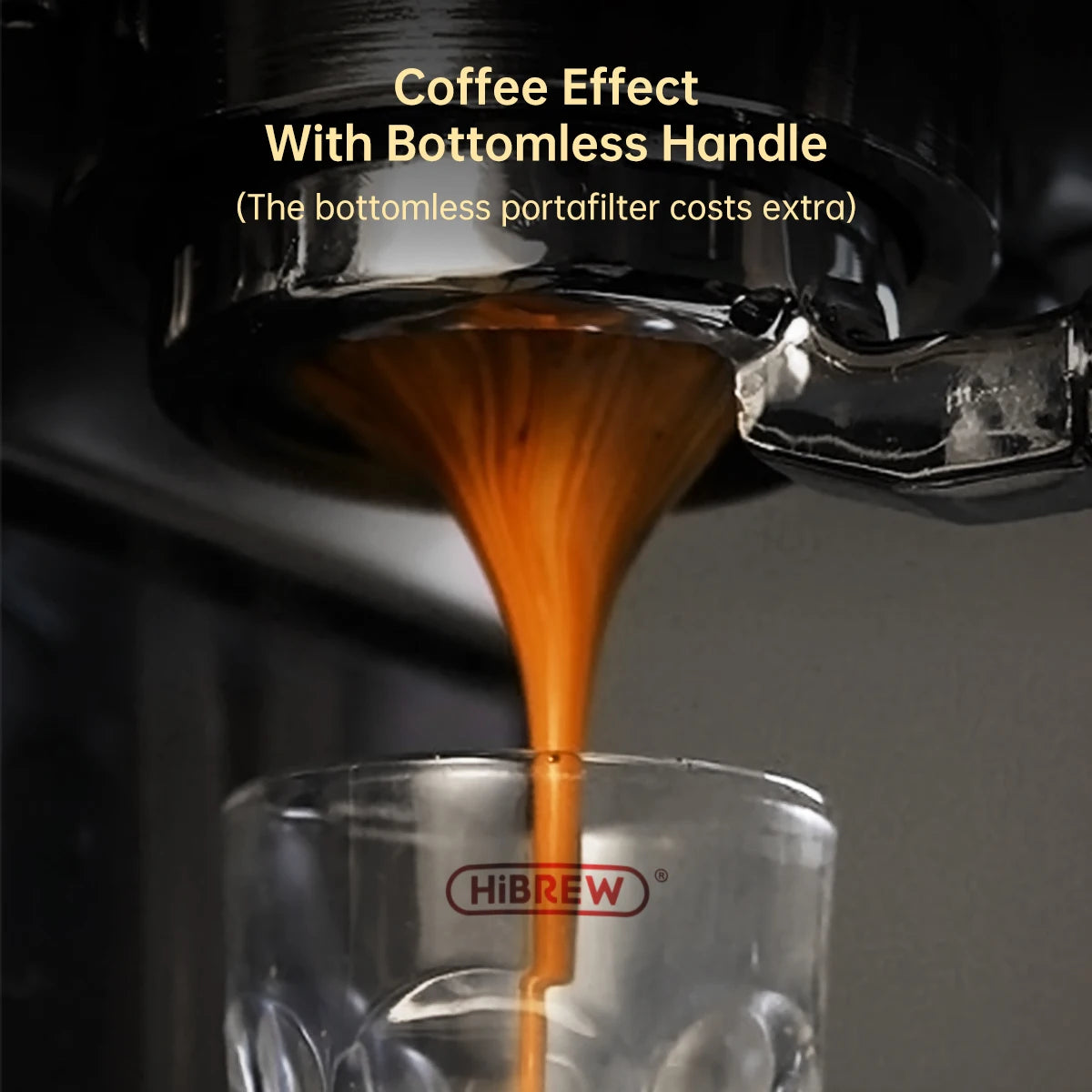 HiBREW Coffee Maker Cafetera 20 Bar Inox Semi Automatic Super Slim ESE POD& Powder Espresso Cappuccino Machine Hot Water H11 - Novo Fusion