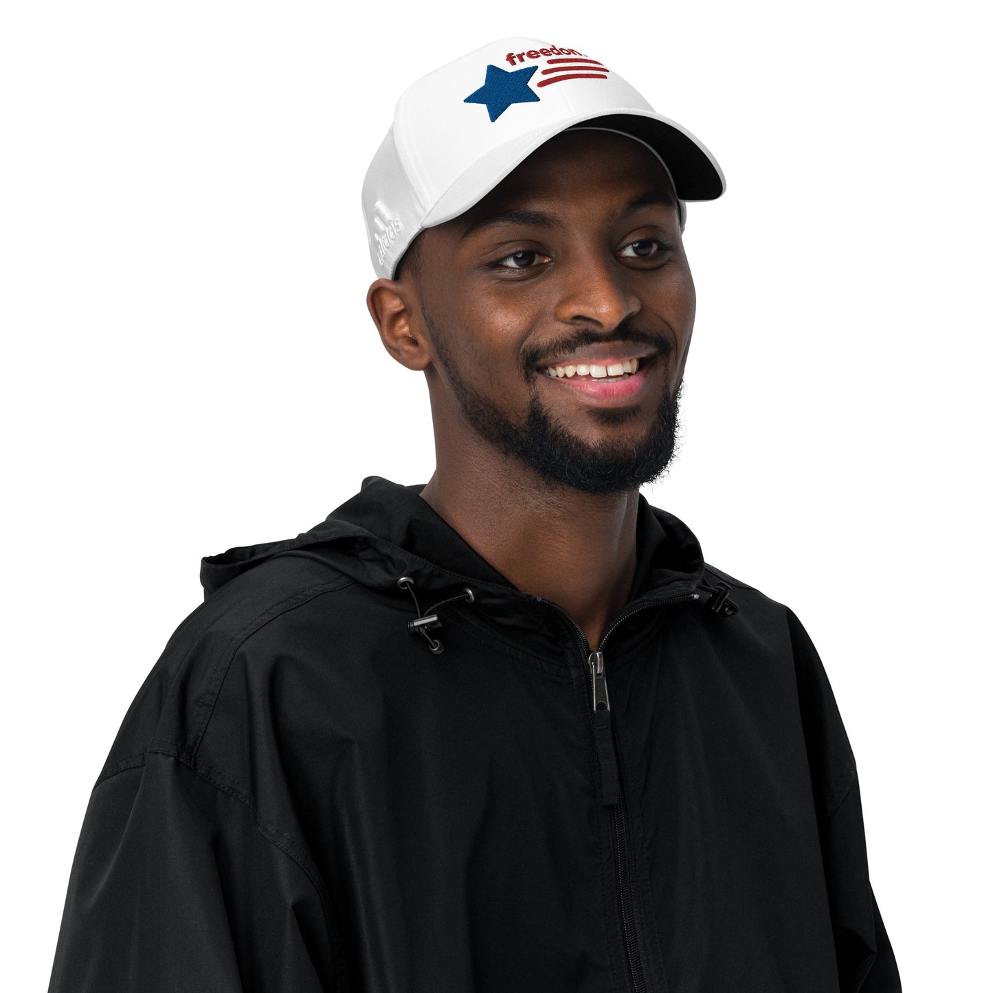 adidas 100% recycled polyester stylish dad hat - Black White - Novo Fusion