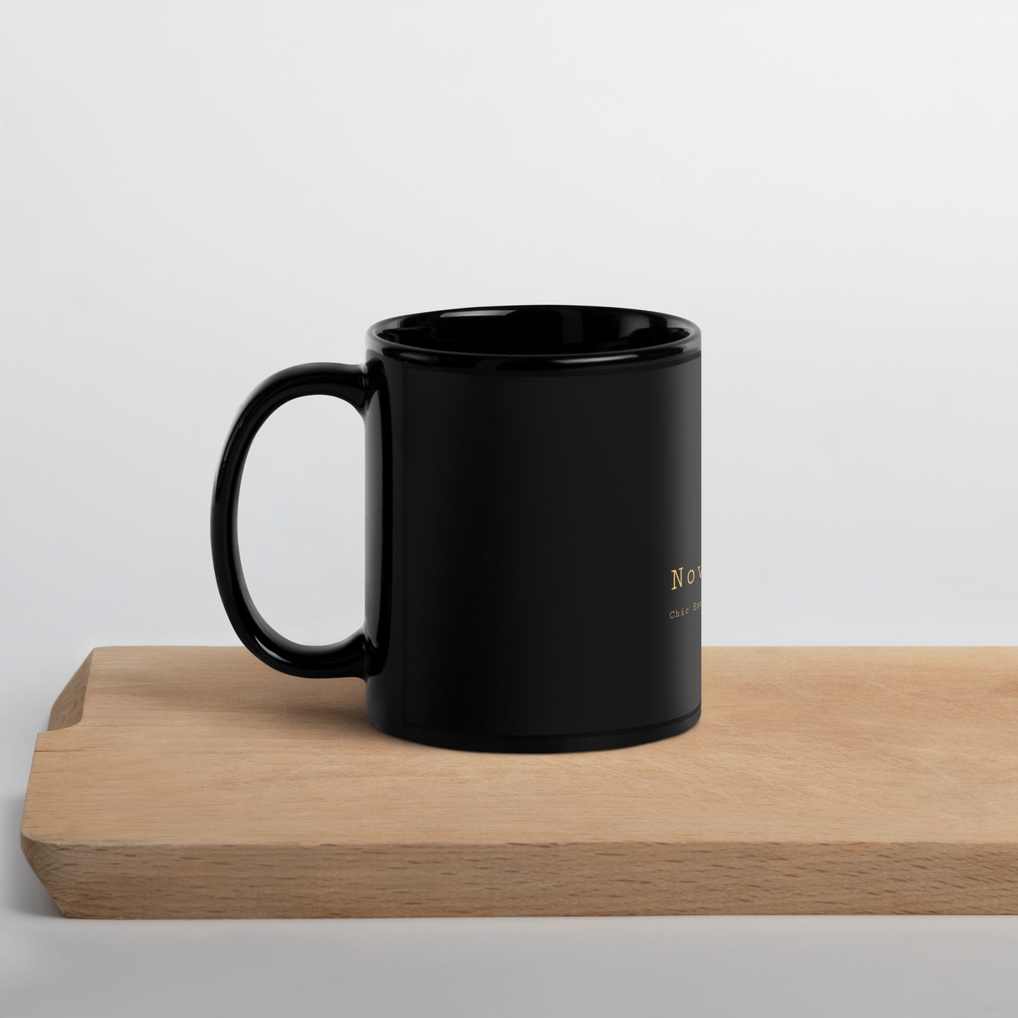 Black Glossy Sustainable Mug - Novo Fusion