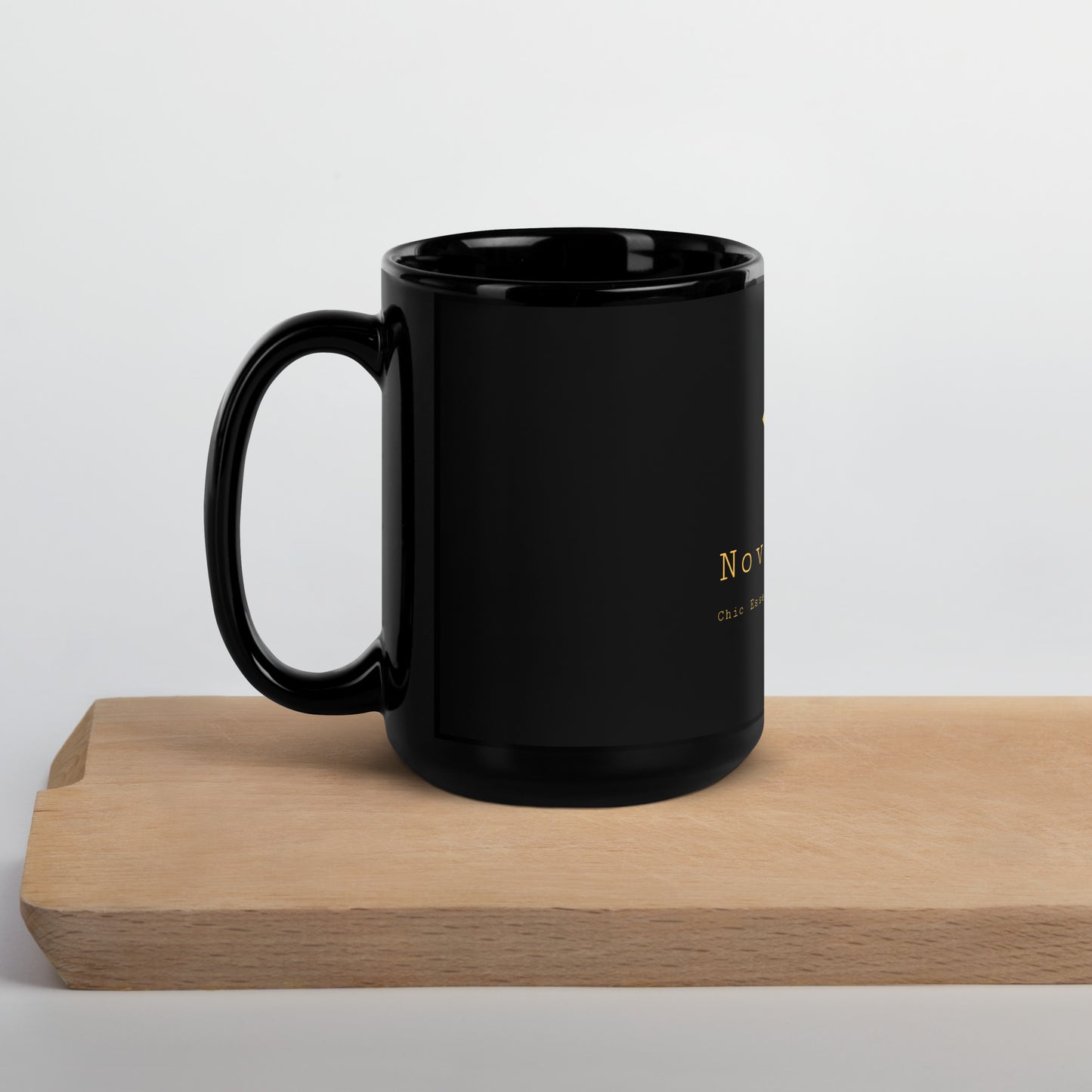 Black Glossy Sustainable Mug - Novo Fusion