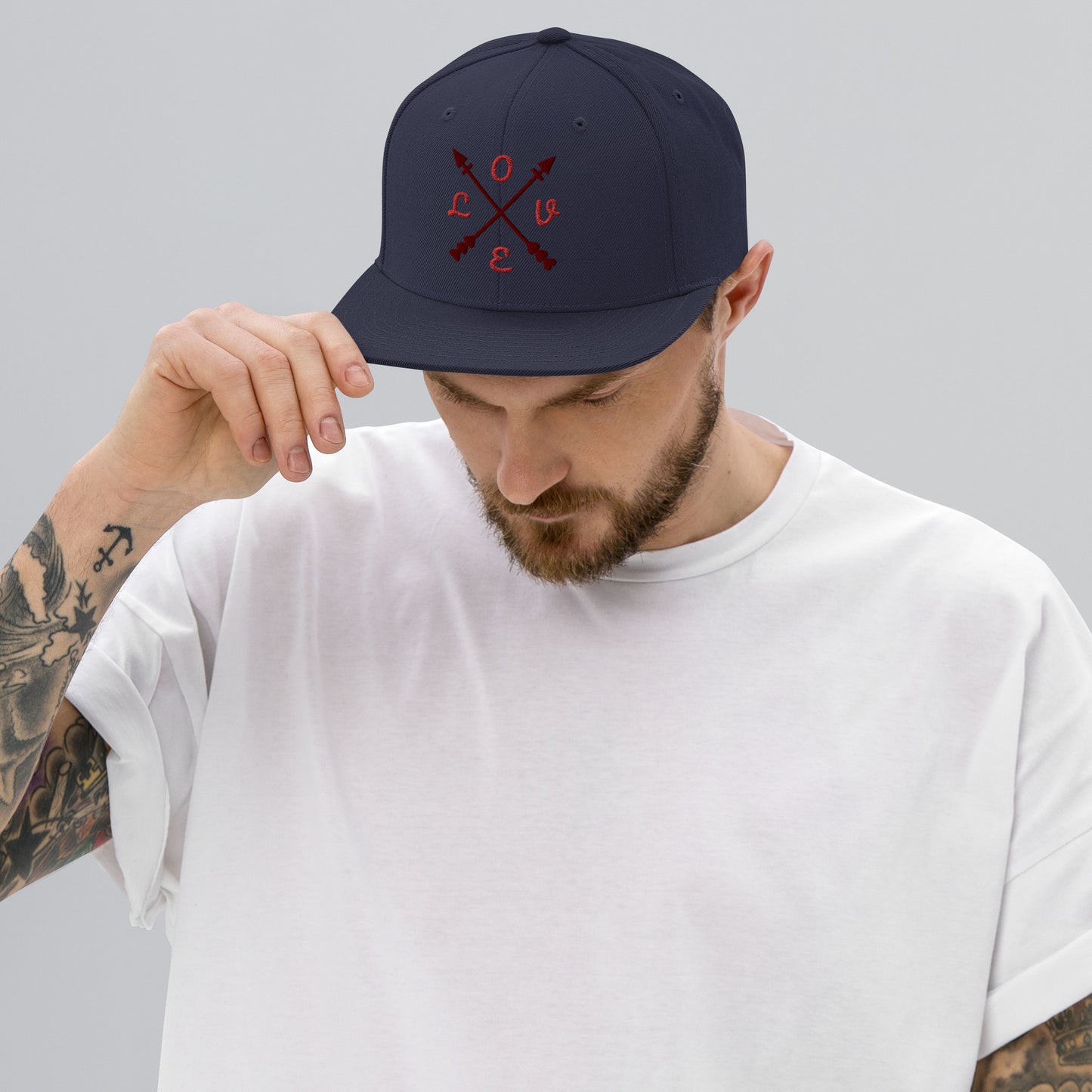 Snapback Adjustable Comfortable High-Profile Sustainable Embroidered Eyelets Hat - Novo Fusion