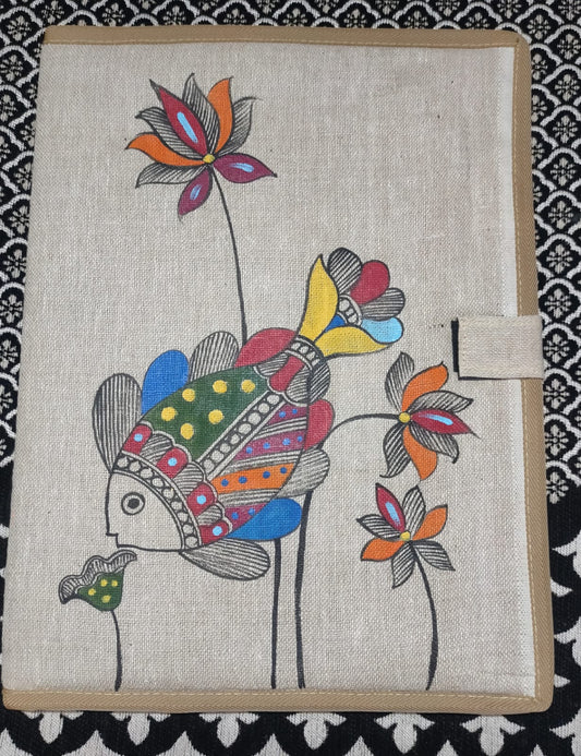 Mithila Madhubani Painting File Folder