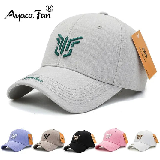 Baseball Cap New Spring Summer Solid Sunhat Embroidered Men Women Unisex-Teens Cotton Snapback Caps Fashion Hip Hop Fishing Hat - Novo Fusion