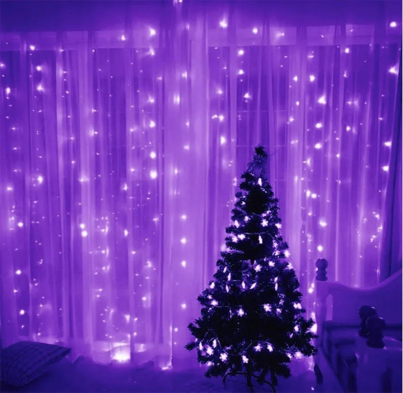 10M 100 LED Lights Decoration Halloween Black Wire Orange Purple Color Halloween Decoration Fairy Lights for Home Decor - Novo Fusion