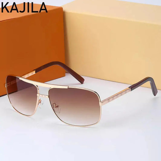 Vintage Square Men Sunglasses New Arrival 2023 Luxury Brand Designer Sun Glasses For Man UV400 Oculos De Sol Masculino Wholesale - Novo Fusion