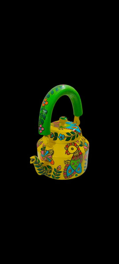 Mithila Madhubani Painting Kettle