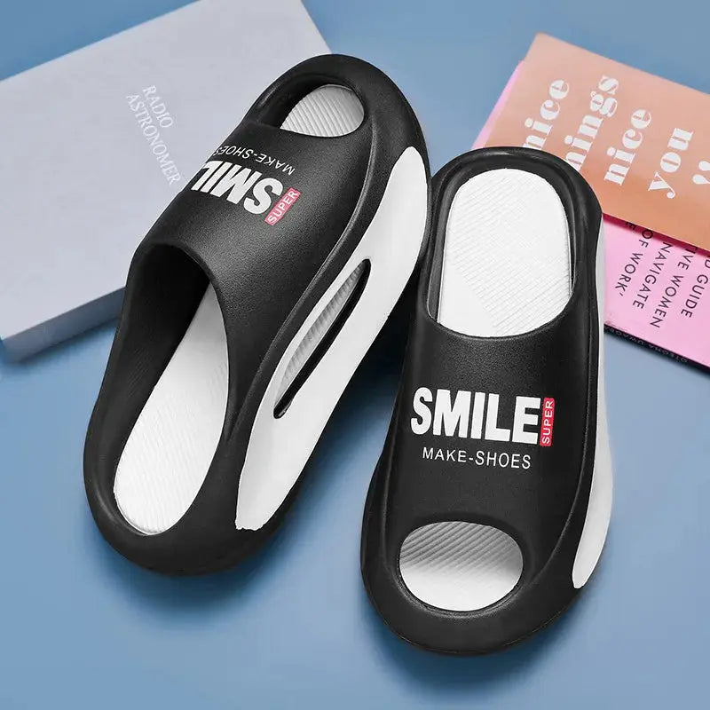 Men's Sandal Slippers New Summer Sneaker Slippers Men Thick Bottom Platform Slides Soft Eva Slippers Casual Beach Shoes - Novo Fusion