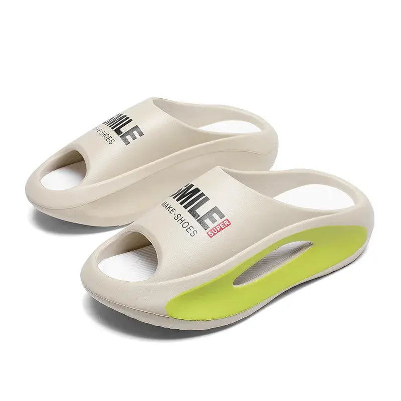 Men's Sandal Slippers New Summer Sneaker Slippers Men Thick Bottom Platform Slides Soft Eva Slippers Casual Beach Shoes - Novo Fusion