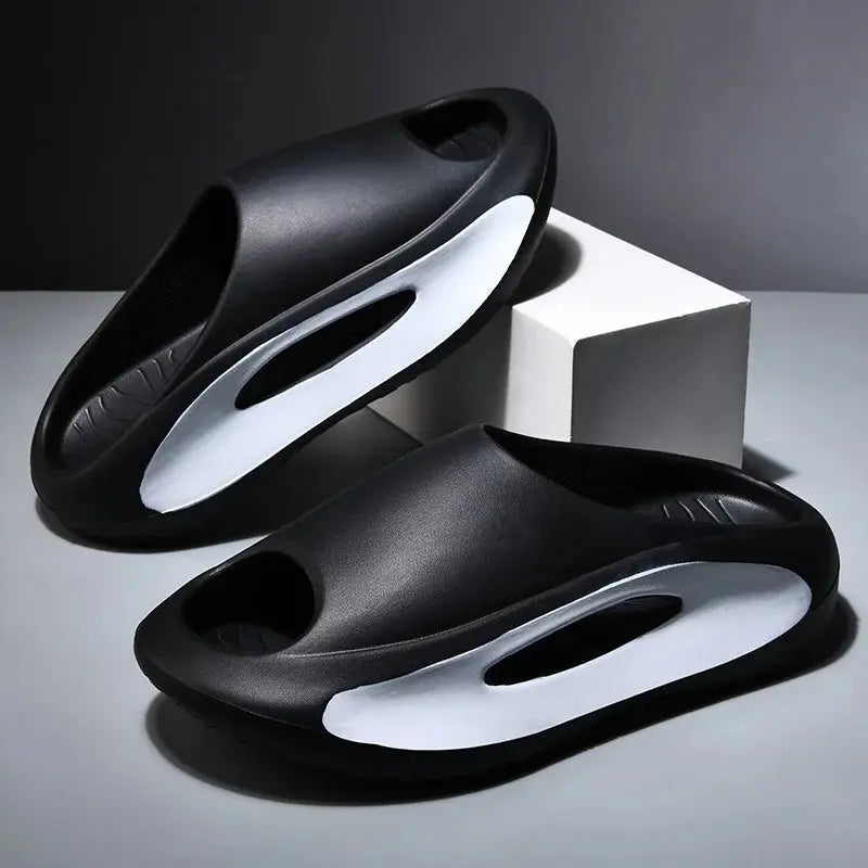 Men's Sandal Slippers New Summer Sneaker Slippers Men Thick Bottom Platform Slides Soft Eva Slippers Casual Beach Shoes - Novo Fusion