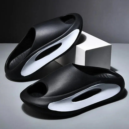 Men's Sandal Slippers New Summer Sneaker Slippers Men Thick Bottom Platform Slides Soft Eva Slippers Casual Beach Shoes - Novo Fusion