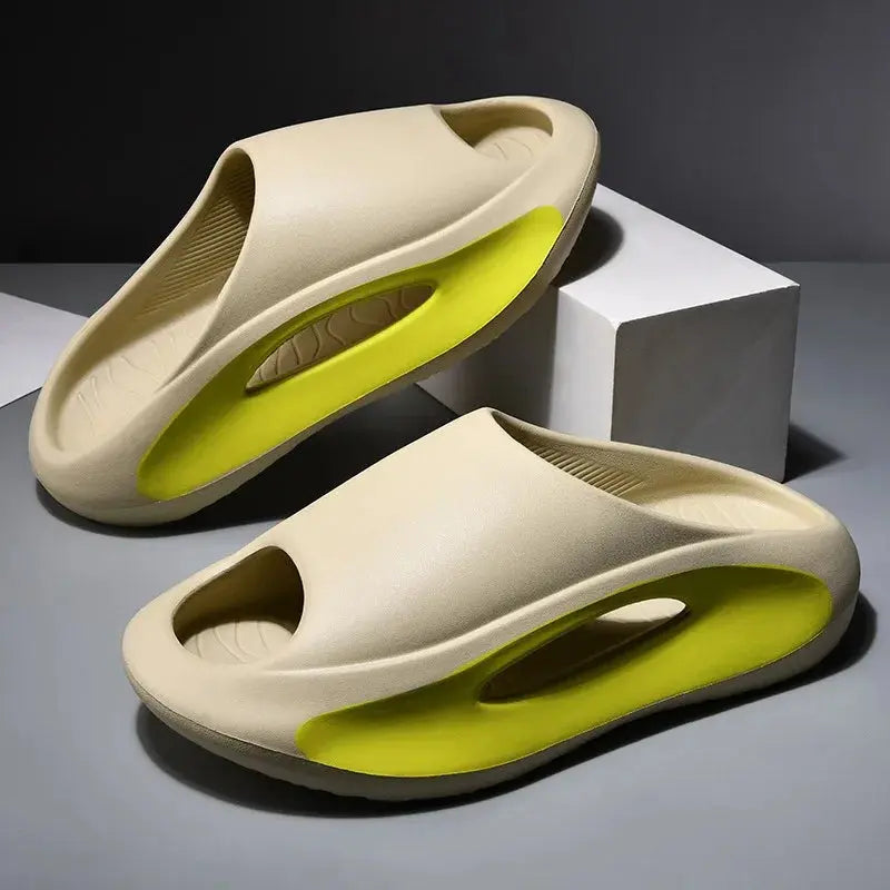 Men's Sandal Slippers New Summer Sneaker Slippers Men Thick Bottom Platform Slides Soft Eva Slippers Casual Beach Shoes - Novo Fusion