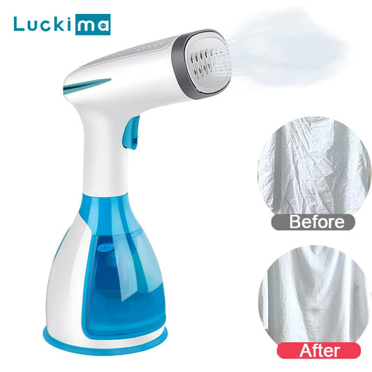 Quick-Heat Hand Garment Iron Steamer for Clothes 1500W Powerful 280ml Portable Fabric Steamer Travelling Home Steam Generator - Novo Fusion
