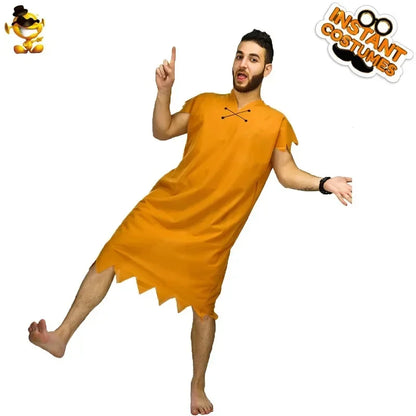 Halloween os primitif, costume de fête de spectacle  primitif, costume de spectacle sur scène sauvage pour adultes et enfants