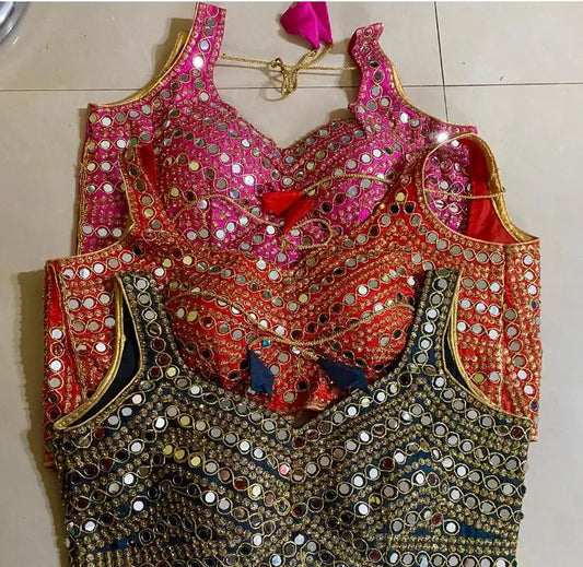 Indian Sari Top Belly Dance Indian Dance Black Red Performance Dunhuang Dance Novo Fusion - Chic Essentials for Life's Canvas