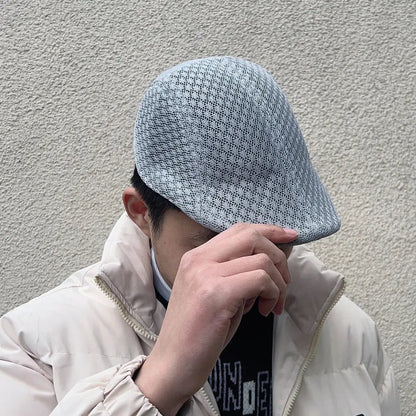 Breathable Mesh Hollow Berets Hat For Men Convenient Spring Summer Beret Quick-drying  Cap Retro Sun Hats Painter Caps - Novo Fusion