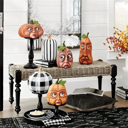 Halloween Atmosphere Outdoor Decoration Props Ghost Party Mutated Pumpkin Head Courtyard Decoration indoor Garden Accessories