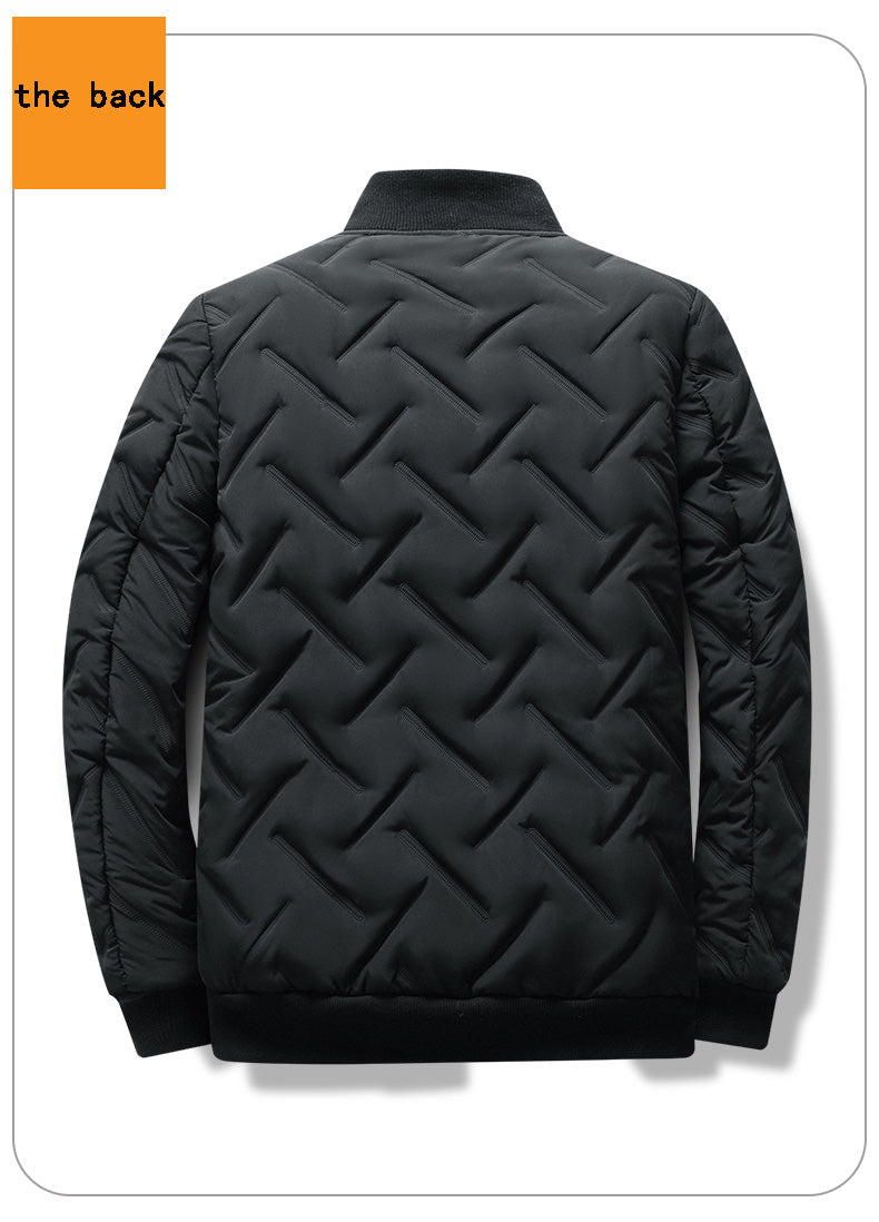 New Fall And Winter Men's Outdoor Casual Versatile Fashion Collar Light Short Down Jacket Trendy Padded Thickened Jacket - Novo Fusion