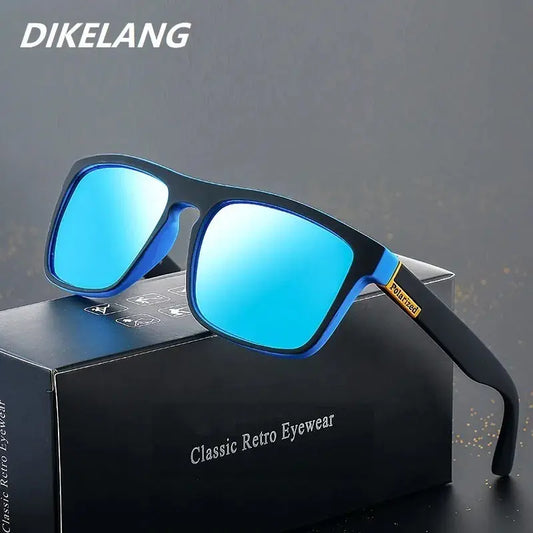 Fashion Square Vintage Polarized Sunglasses Men Women Retro Driving Fishing Luxury Brand Designer Sun Glasses UV400 Eyewear - Novo Fusion