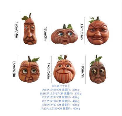 Halloween Atmosphere Outdoor Decoration Props Ghost Party Mutated Pumpkin Head Courtyard Decoration indoor Garden Accessories