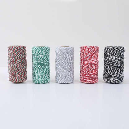 Christmas Wrapping String Rope Merry Christmas Decoration For Home 2024 Navidad Natal Noel Gift Box Packaging Rope New Year 2025 - Novo Fusion