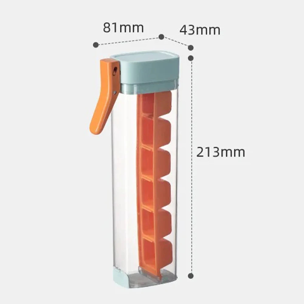 Home travel Mold One Hand Press Small Ice Cube Maker Ice Tube Making Trays Ice Storage  Molds Simple kitchen ice making tools Novo Fusion - Chic Essentials for Life's Canvas