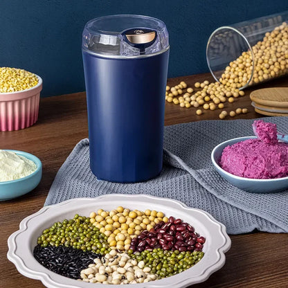 8 Blades Electric Grinding Machine Grain Grinder Coffee Grinder Stainless Steel Nuts Beans Grains Mill Herbs for kitchen - Novo Fusion