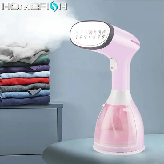 Garment Steamers 280ml Handheld Fabric Steamer 7 Holes 20 Seconds Fast-Heat 1500W Garment Steamer for Home Travelling Portable - Novo Fusion