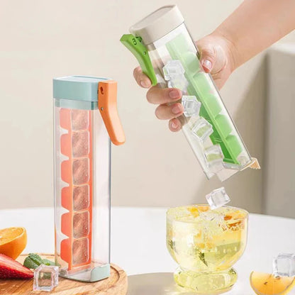 Home travel Mold One Hand Press Small Ice Cube Maker Ice Tube Making Trays Ice Storage  Molds Simple kitchen ice making tools Novo Fusion - Chic Essentials for Life's Canvas