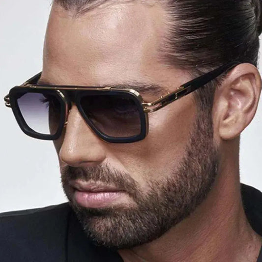 Fashion Square Sunglasses Cool Men Vintage Luxury Brand Design Sun Glasses Women UV400 Shades Oculos De Sol - Novo Fusion