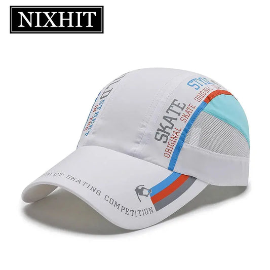 New Summer Quick Drying Thin Breathable Baseball Cap Men Women Sport Outdoor Hiking Climbing Cycling Fishing Run Hat Bone - Novo Fusion