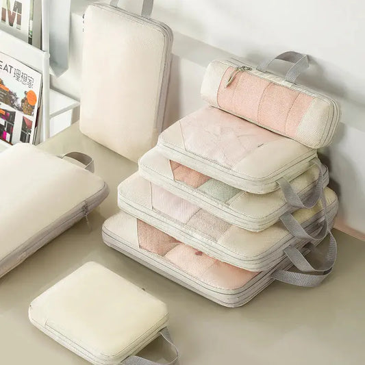 Compression Packing Cubes for Suitcases Travel Accessories Expandable Packing Organizers Lightweight Travel Organizer Cubes - Novo Fusion