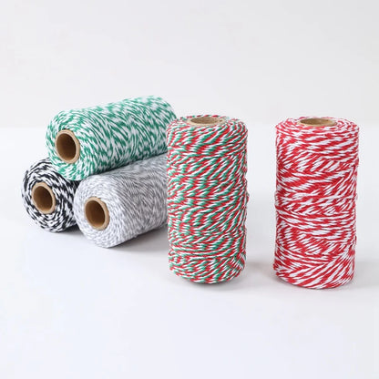 Christmas Wrapping String Rope Merry Christmas Decoration For Home 2024 Navidad Natal Noel Gift Box Packaging Rope New Year 2025 - Novo Fusion