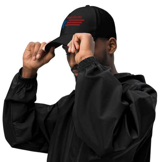 adidas 100% recycled polyester stylish dad hat - Black White - Novo Fusion