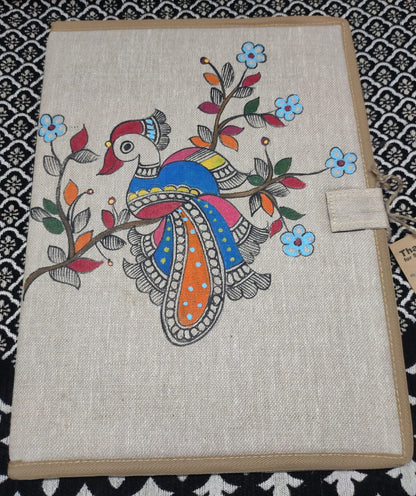 Mithila Madhubani Painting File Folder