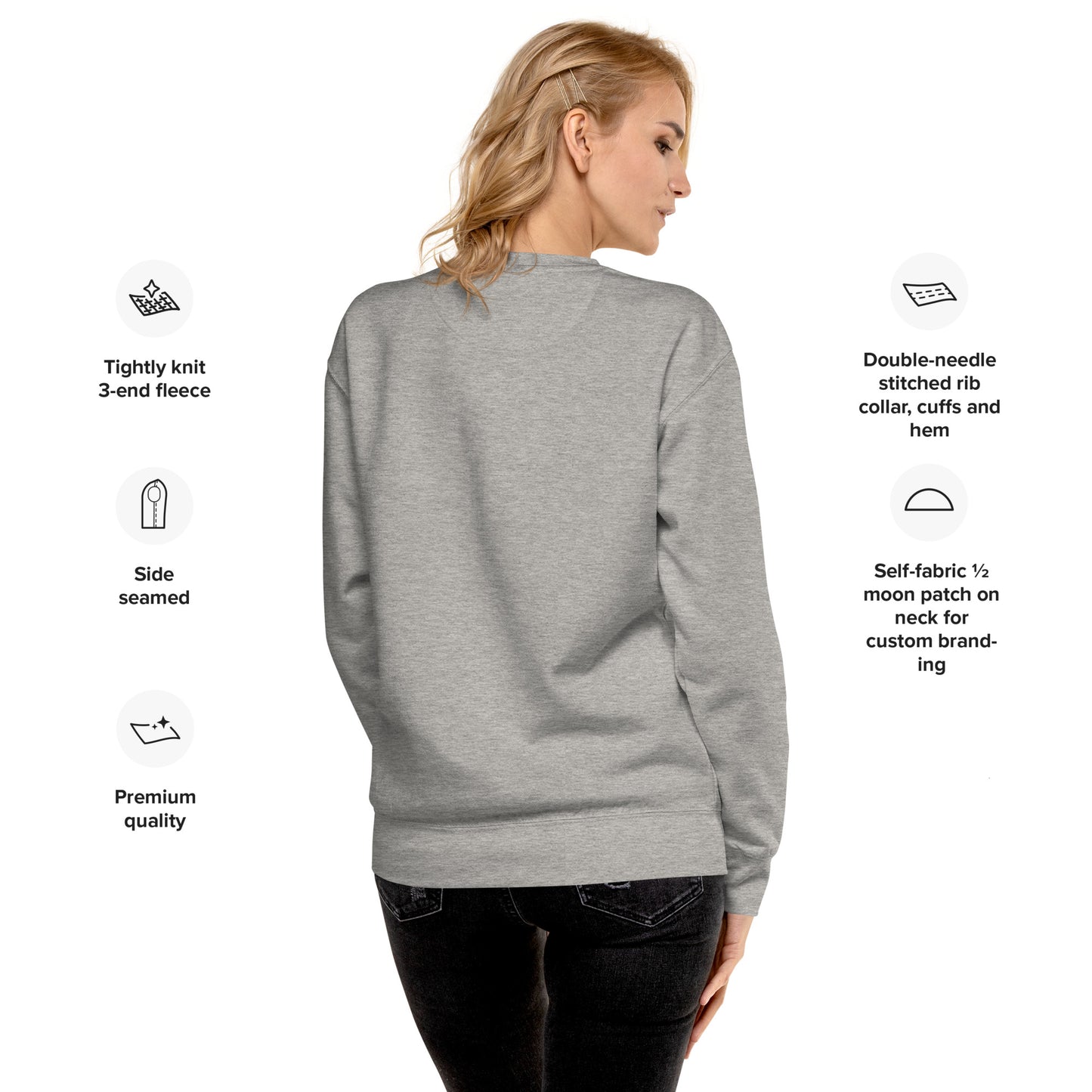 100% Cotton Premium-Quality Cool Design Fashion Sustainable Dream Believe Achieve Men Women Unisex Premium Sweatshirt - Novo Fusion