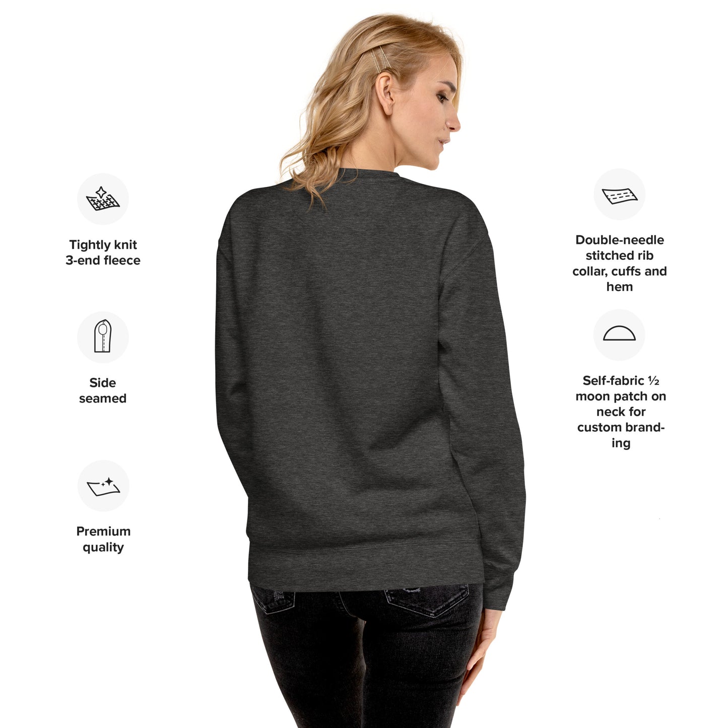 100% Cotton Premium-Quality Cool Design Fashion Sustainable Dream Believe Achieve Men Women Unisex Premium Sweatshirt - Novo Fusion