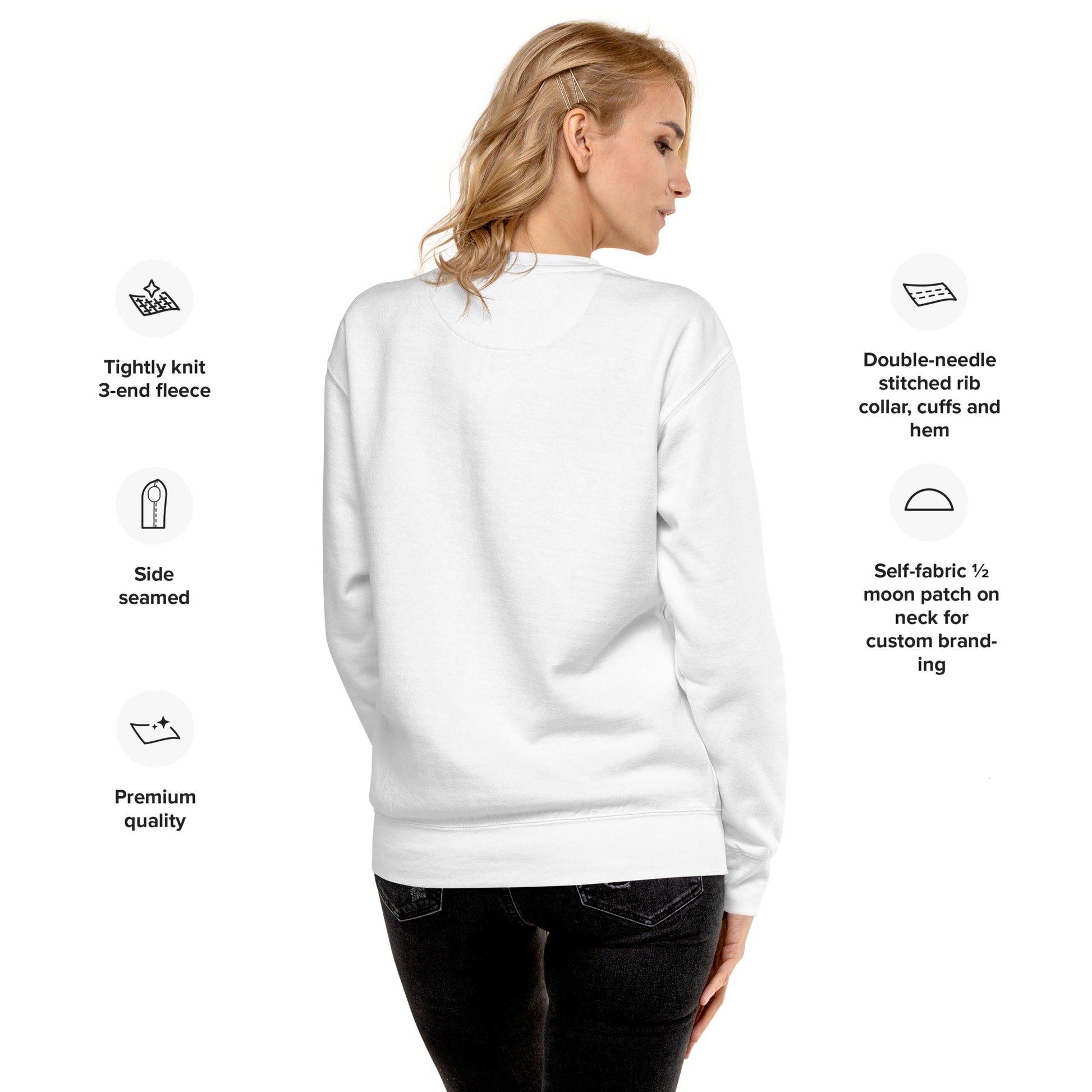 100% Cotton Premium-Quality Cool Design Fashion Sustainable Dream Believe Achieve Men Women Unisex Premium Sweatshirt - Novo Fusion