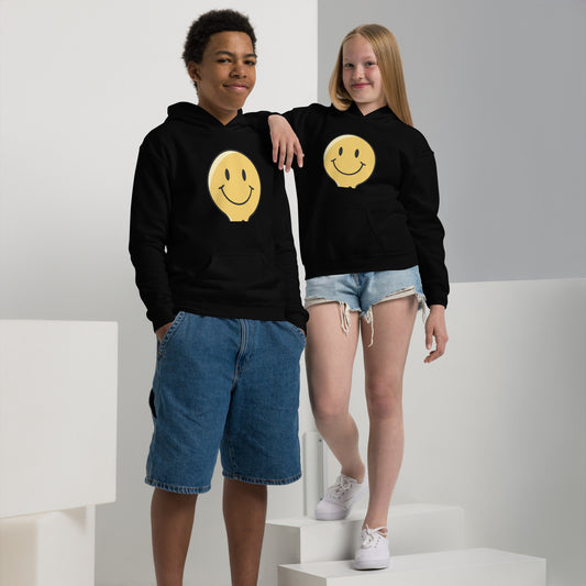Youth Ultimate Comfortable Stylish Safe Sustainable Heavy Blend Hoodie - Black - Novo Fusion